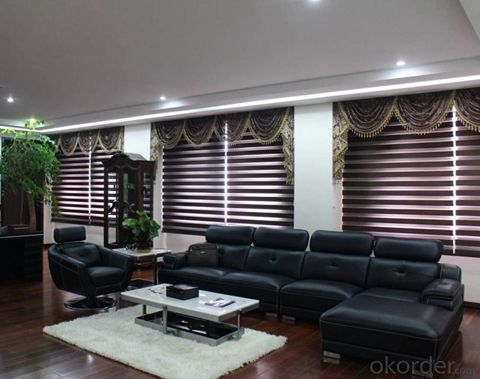 Zebra Automatic Blind with Turkish Style for Living Room