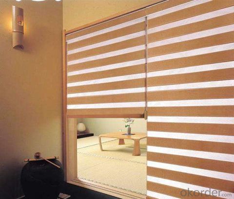 Zebra Blinds with Printed Pattern for Living Room