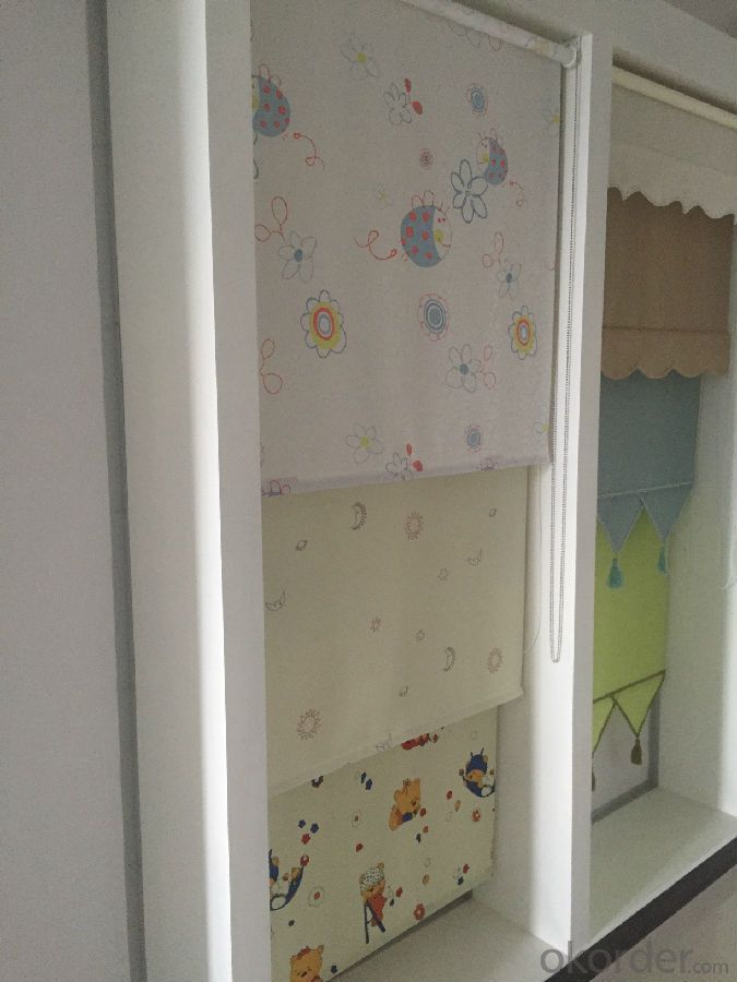 roller blind customized double fabrics   for window