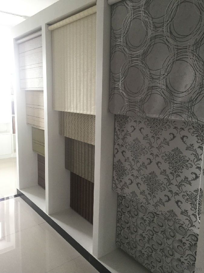 roller blind customized double fabrics   for window