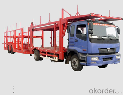 Centre Axle Car Carrier ， Car Transportation Truck