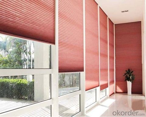 Bamboo Roller Blinds with Honey Comb for Daylight Shading