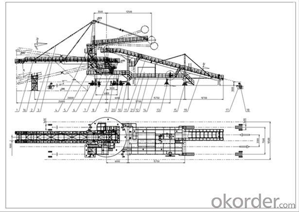 Side Cantilever Stacker,Bulk Handling Equipment,Stacker