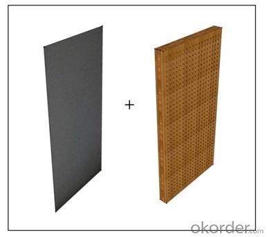 Bamboo / Wood Acoustic Panel for Wall / Ceiling – Sound Absorbing, Waved Interior Decoration Panel
