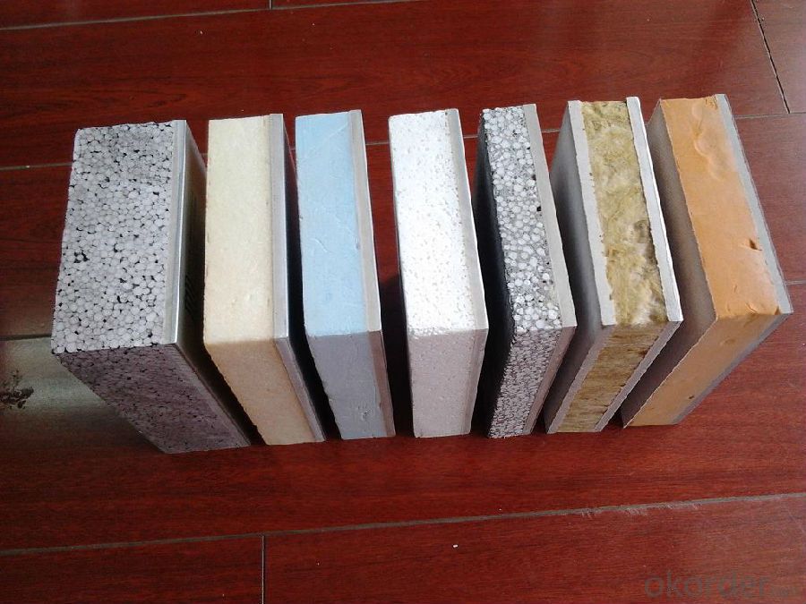 Exterior wall decoration fire insulation board