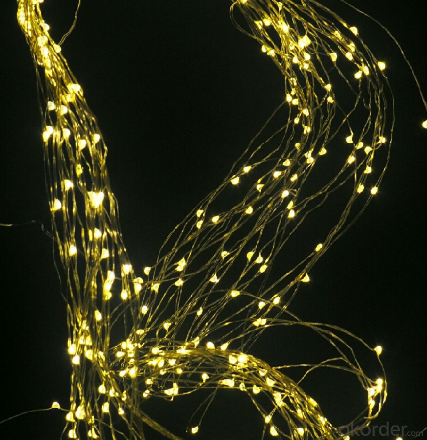 Colorful Copper Wire String Lights for Outdoor Indoor Wedding Christmas Party Decoration