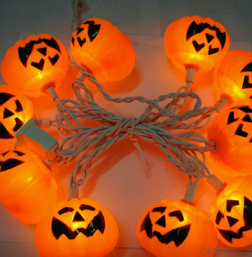 Pump kin Light String and Rattan Ball Light String for Outdoor Indoor Party Christmas Decoration