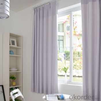 China supplier manual stripe curtain with light control