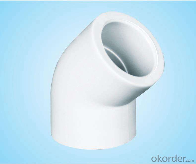 PPR Elbow for Hot and Cold Water Conveyance with Safety Guaranty from China Factory