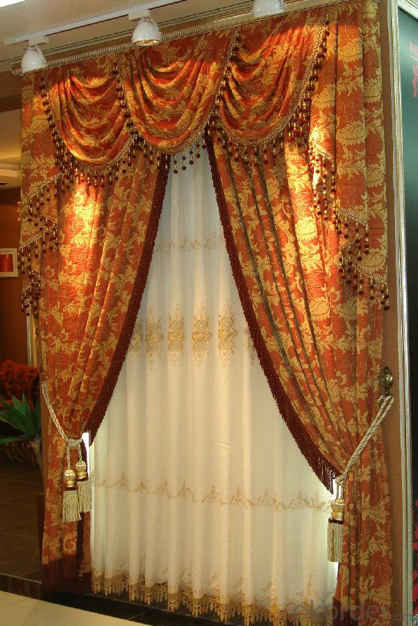 classical fabric curtain with motor for complete privacy