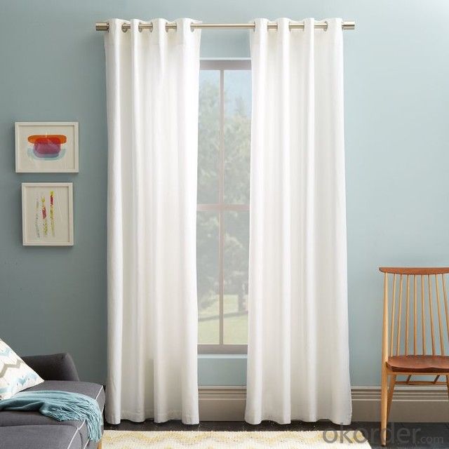 China supplier white window curtain for bedroom design