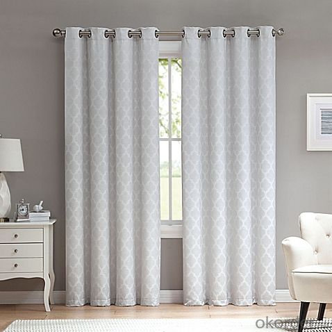 China supplier white window curtain for bedroom design