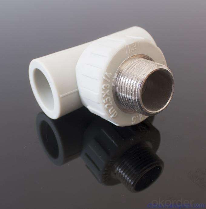 PPR Equal Tee Fittings Used in Industrial Fields Made in China