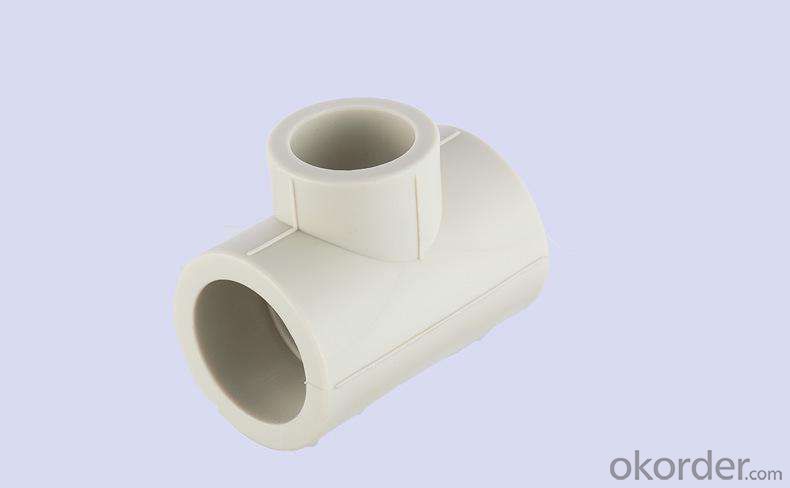 PPR Equal Tee Fittings Used in Industrial Fields Made in China