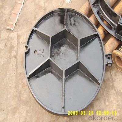 Square and Round Ductile Iron Cast Manhole Cover with High Quality