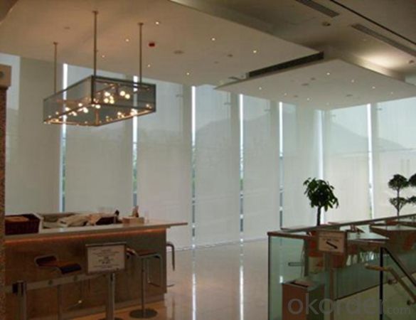 Clear Decorative Vertical PVC Outdoor Roller Blinds