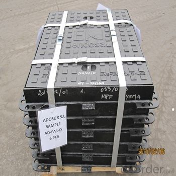 Ductile Iron Manhole Covers and Frame B125 500x500 EN124 Light Duty