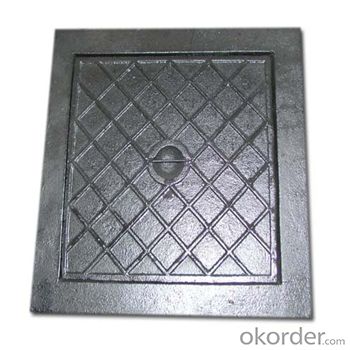 Ductile Iron Manhole Covers and Frame B125 500x500 EN124 Light Duty