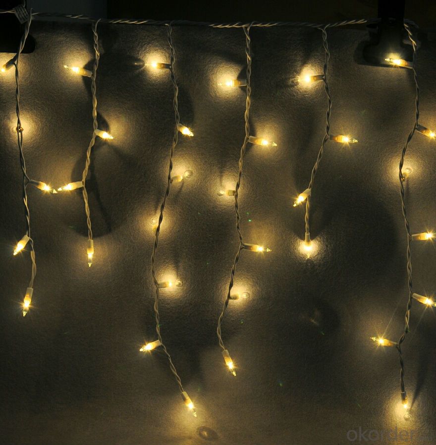 Curtain Light Vintage Style for Outdoor Indoor Wedding Festival Christmas Decoration