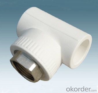 PPR Inner Teeth Three-Way Valve for Water System