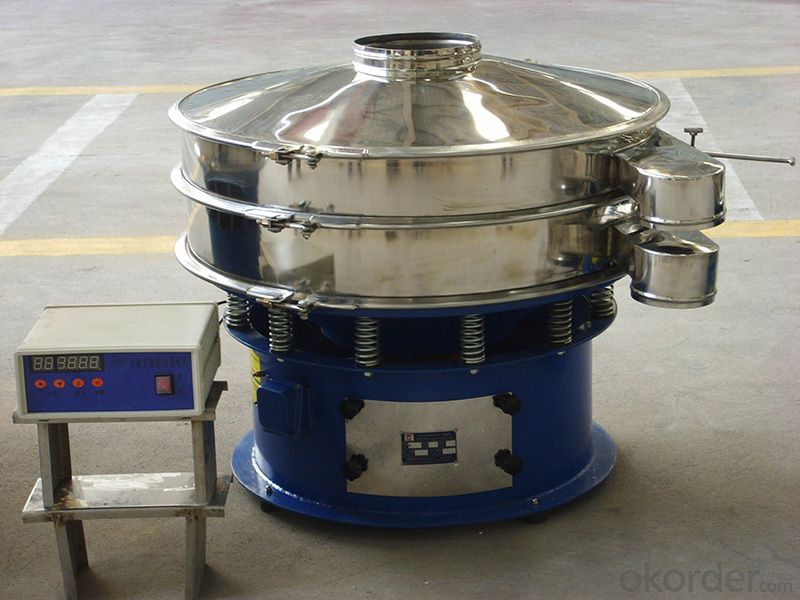 Ultrasonic vibration sieve for chemical and food