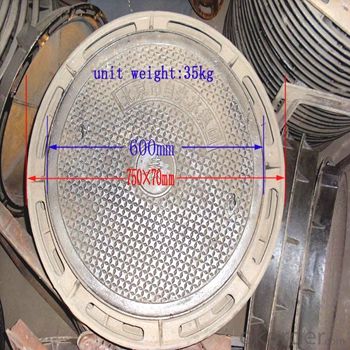 Ductile Cast Iron Manhole Cover with Easy Installation