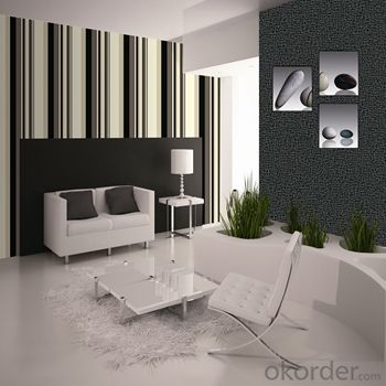 PVC Vinyl Waterproof  Living Room  Wallpaper For Home Decoration