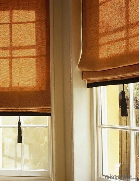 Outdoor Double Sided Manual  Bamboo Roller Blinds