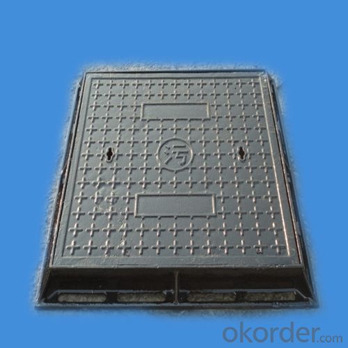 Ductile Foundry Manhole Cover with ISO9001:2008 from China
