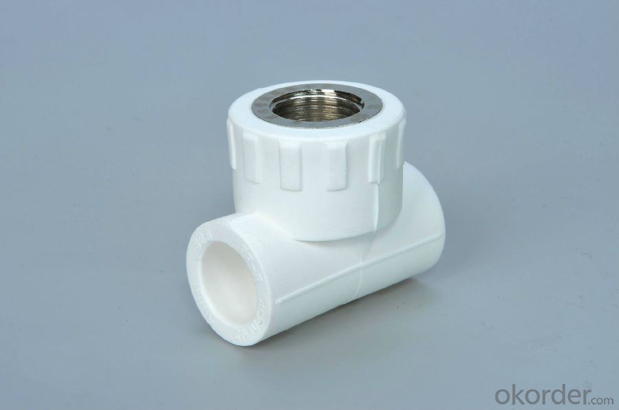 PPR Three Tee Fittings of Industrial Application Made in China Factory