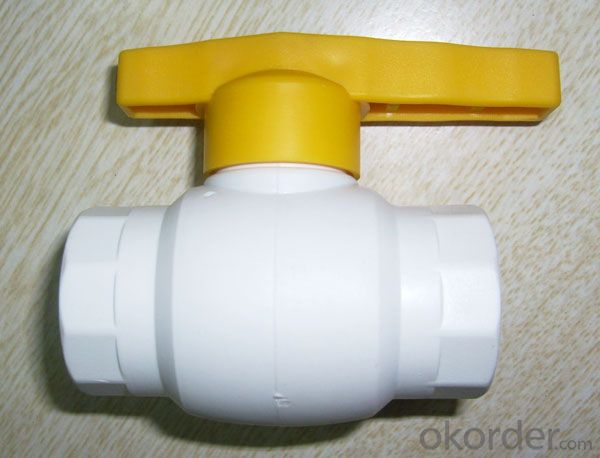 PPR Ball Valve Fittings of Industrial Application from China Factory