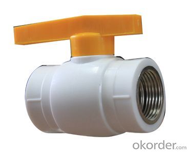 PPR Ball Valve Fittings of Industrial Application