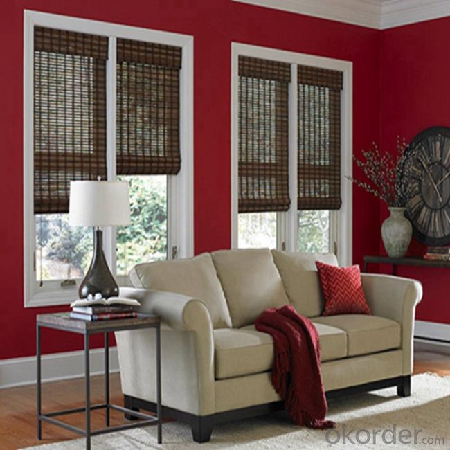 Bamboo Decorative Vertical Roller Blinds Outdoor