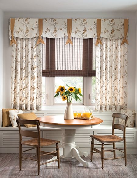 Home Decor Fabric Roman Shades Half Window Blinds