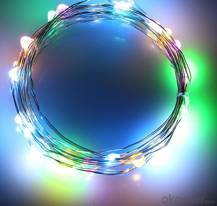 Colorful Copper Wire String Lights for Outdoor Indoor Garden Holiday Bar Decoration