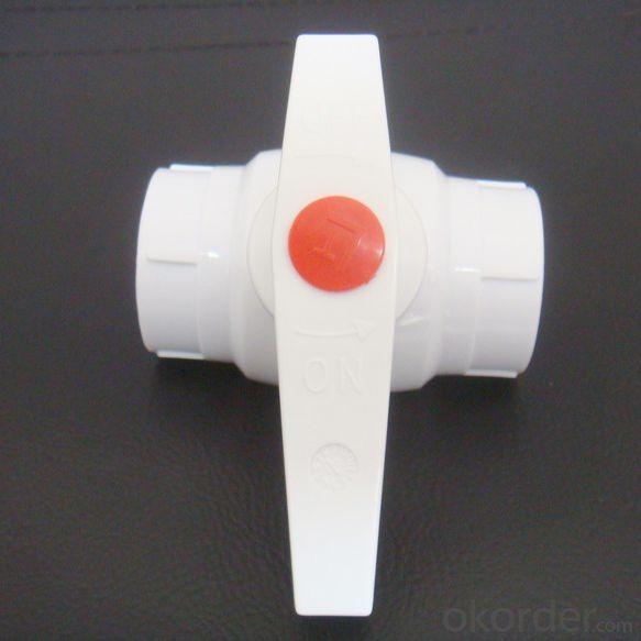 PVC Ball Valve for Landscape Irrigation Application from China