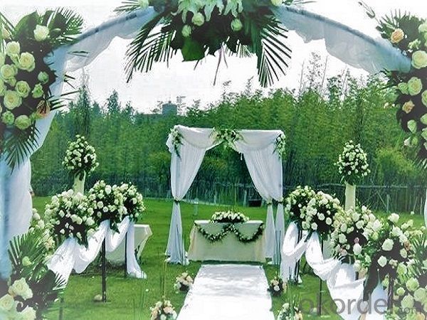 Artificial Grass or turf used in wedding site