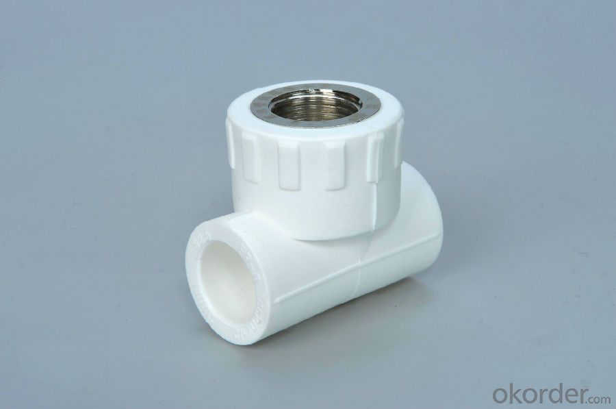 China PPR orbital Equal Tee Fittings used in Industrial Fields