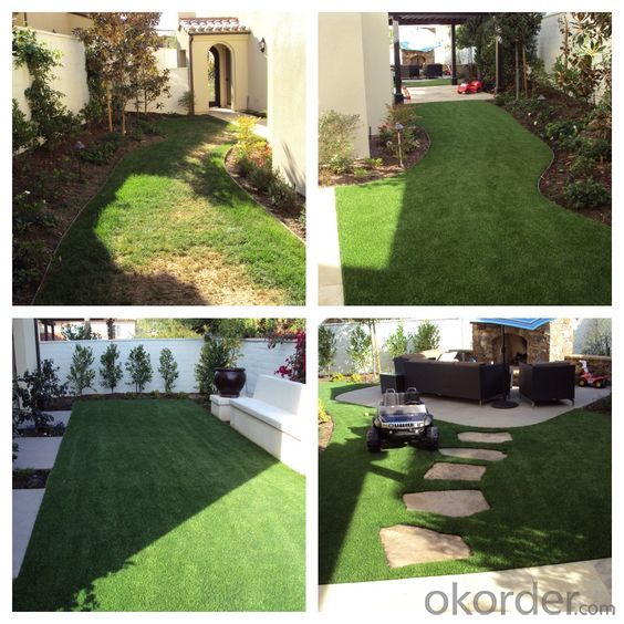 Factory supply real-like artificial grass football/soccer sports synthetic turf lawn