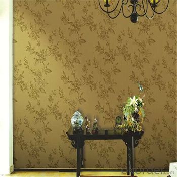 Deep Embossed PVC Wallpaper for Home Decoration (350g/sqm 53CM*10M)