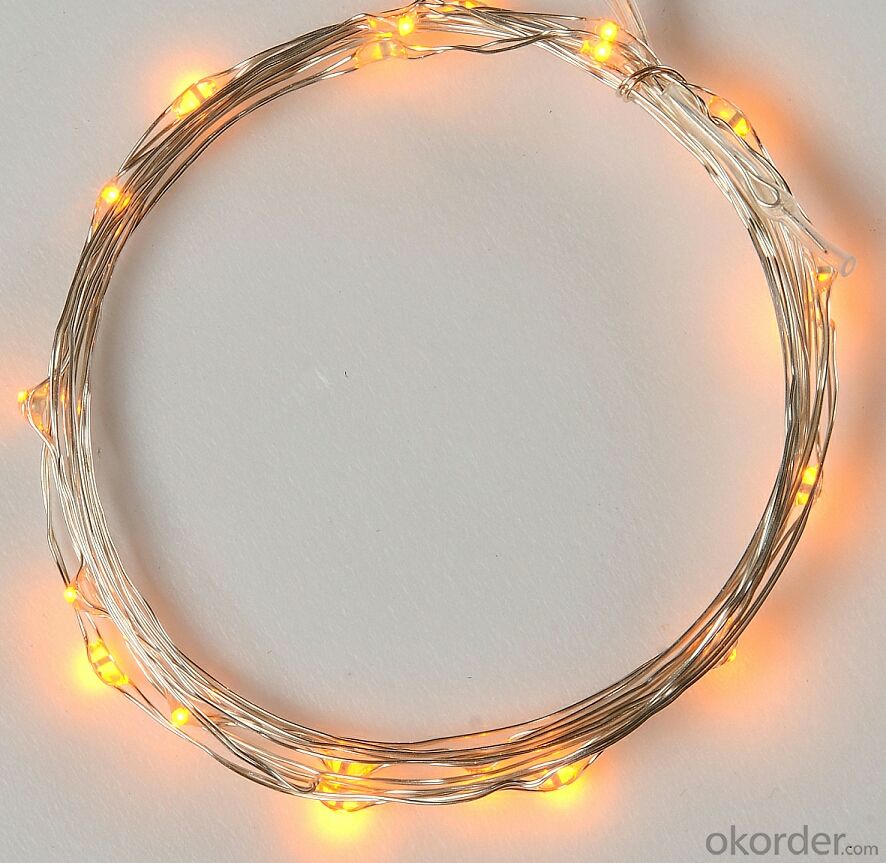New Clear Yellow String Light for Indoor Outdoor Wedding Party Christmas Decoration
