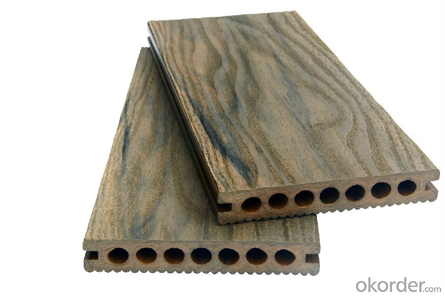 WPC outdoor wood plastic floor (hollow) roof / terrace outdoor decorative floor