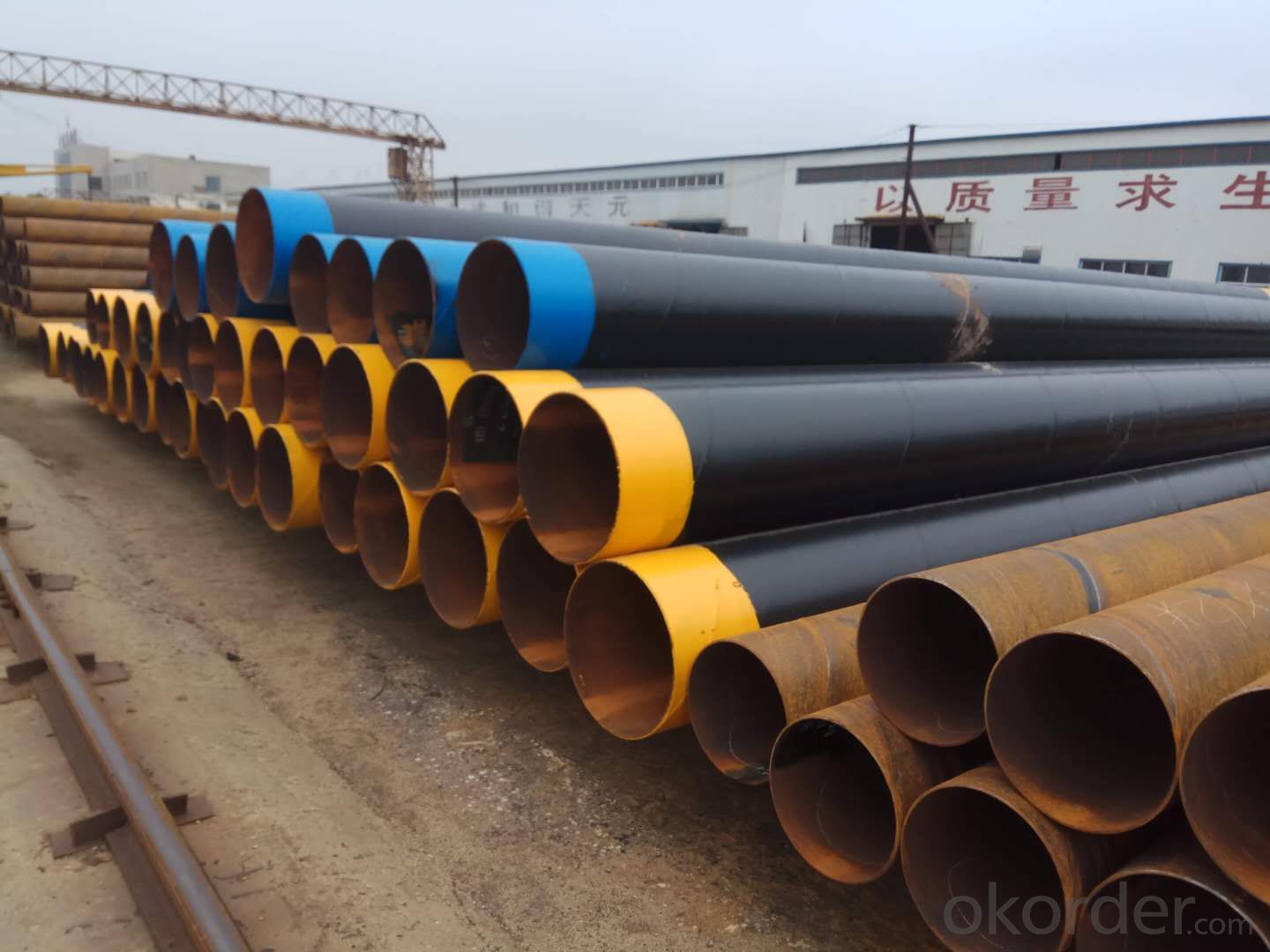 Strengthening grade 3PE anticorrosion gas pipeline 3PE anticorrosion steel pipe