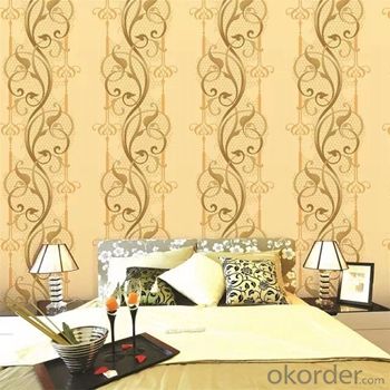 Beautiful Home Decoration Chinese Printable PVC Wall Paper Inkjet Wallpaper