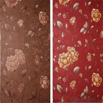 New Hot Selling Decorative Thick PVC Deep Embossed Wallpaper
