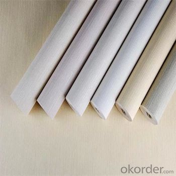 Wooden Design PE Foam 3D White Artificial Wallpaper