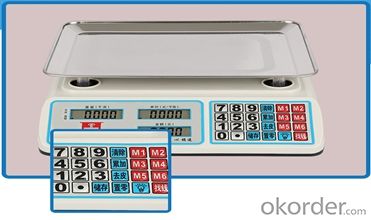 Most popular model Price computing scale electronic weighing scale from chinese factory