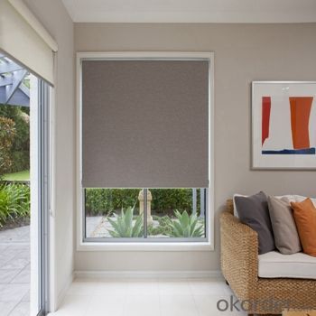 Patio Printed Plastic Roller Valance Blinds