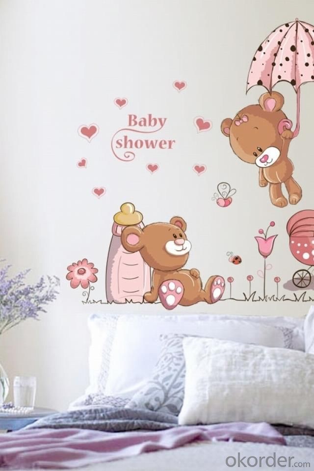 Self-Adhesive anti-scratch Vinyl Wall Covering, Flower Wallpaper