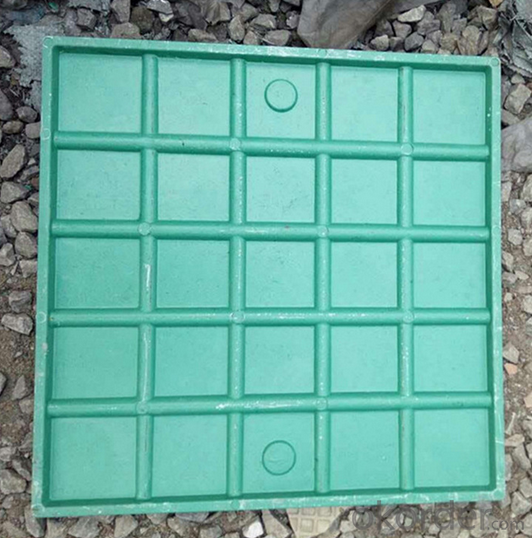 Cast OEM ductile iron manhole cover with superior quality for industries with frame